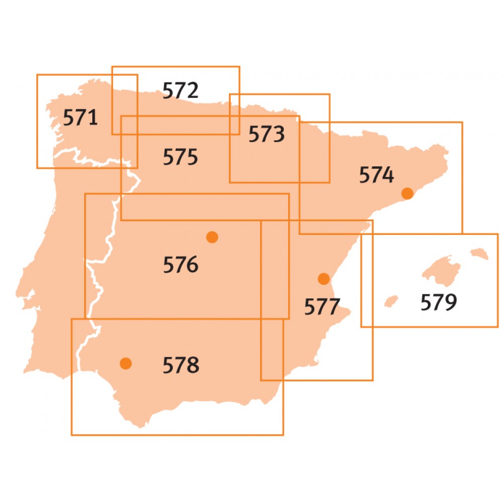 576 Extremadura, Castilla-La Mancha, Madrid Michelin